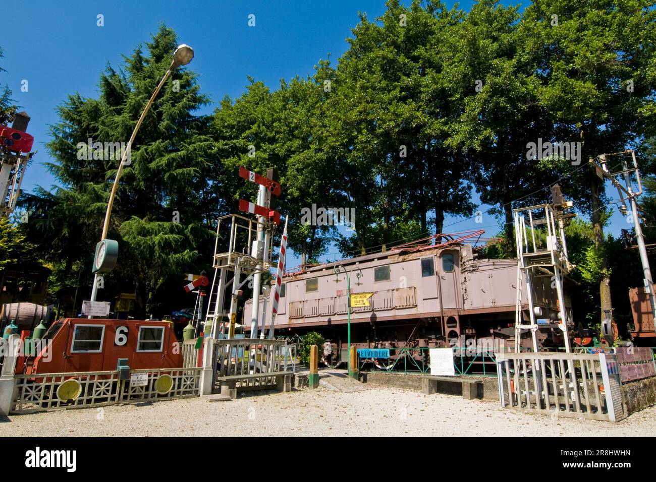 Francesco Ogliari Transport Museum. Ranco. Varese Province. Lombardy. Italy Stock Photo