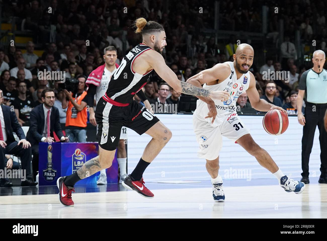 Bologna, Italy. 21st June, 2023. VIRTUS SEGAFREDO BOLOGNA vs. EA7