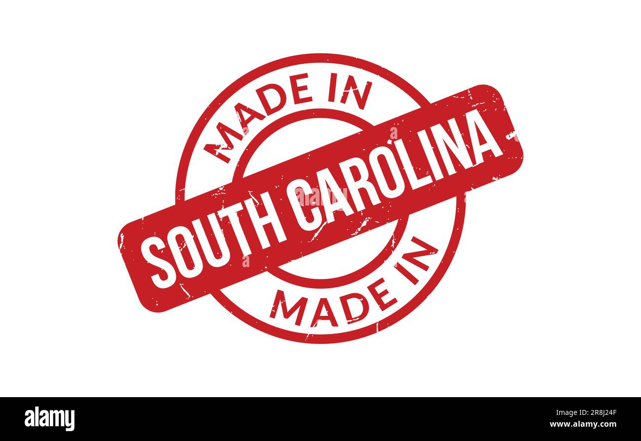 made-in-south-carolina-rubber-stamp-stock-vector-image-art-alamy