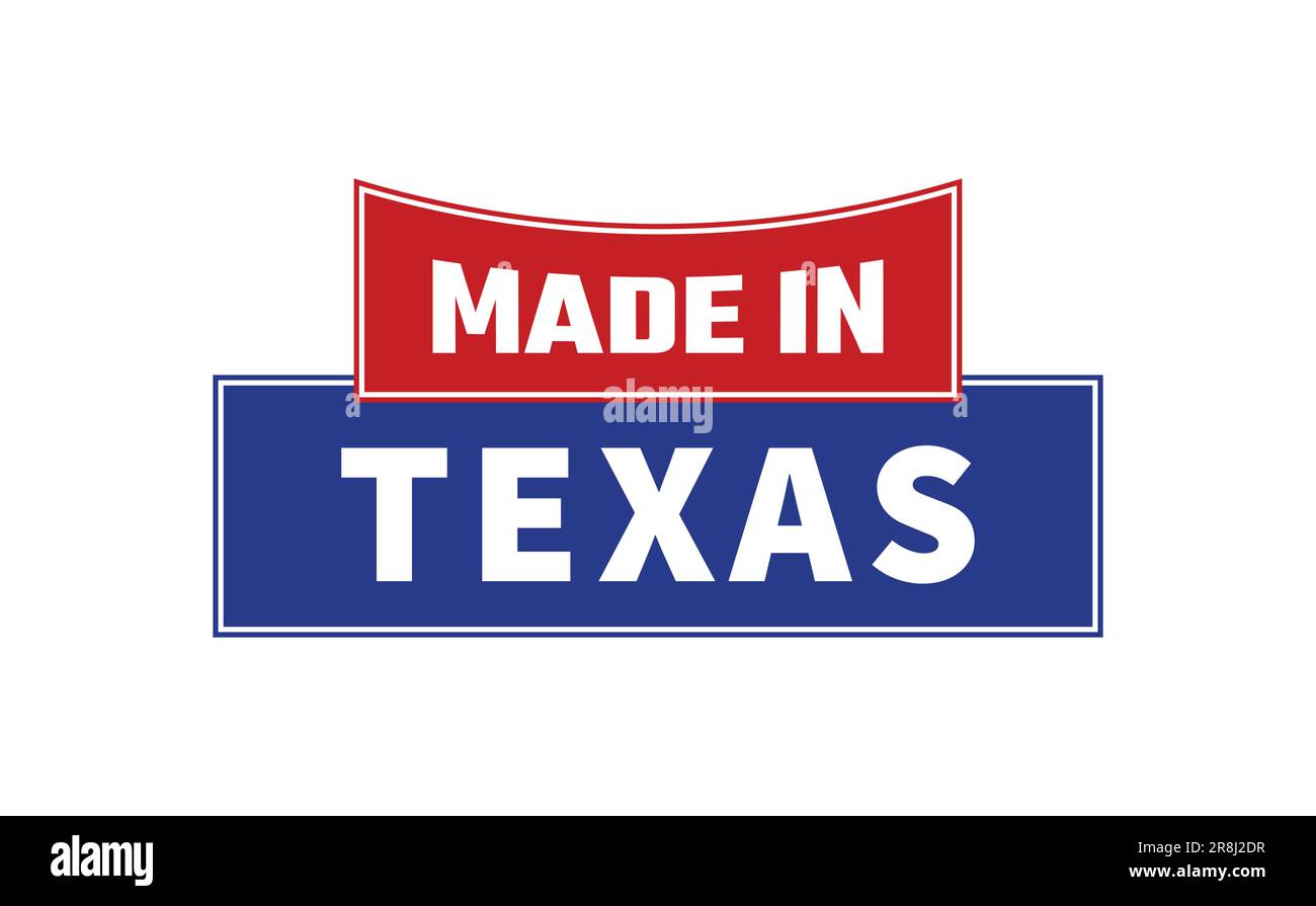 Made In Texas Seal Vector Stock Vector