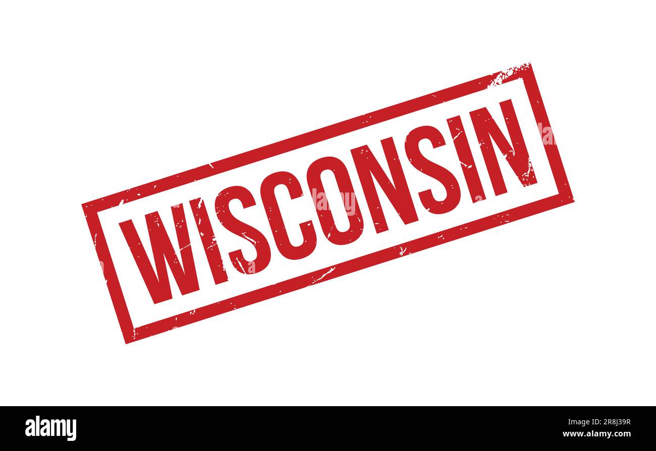 Wisconsin Rubber Stamp Seal Vector Stock Vector Image & Art Alamy