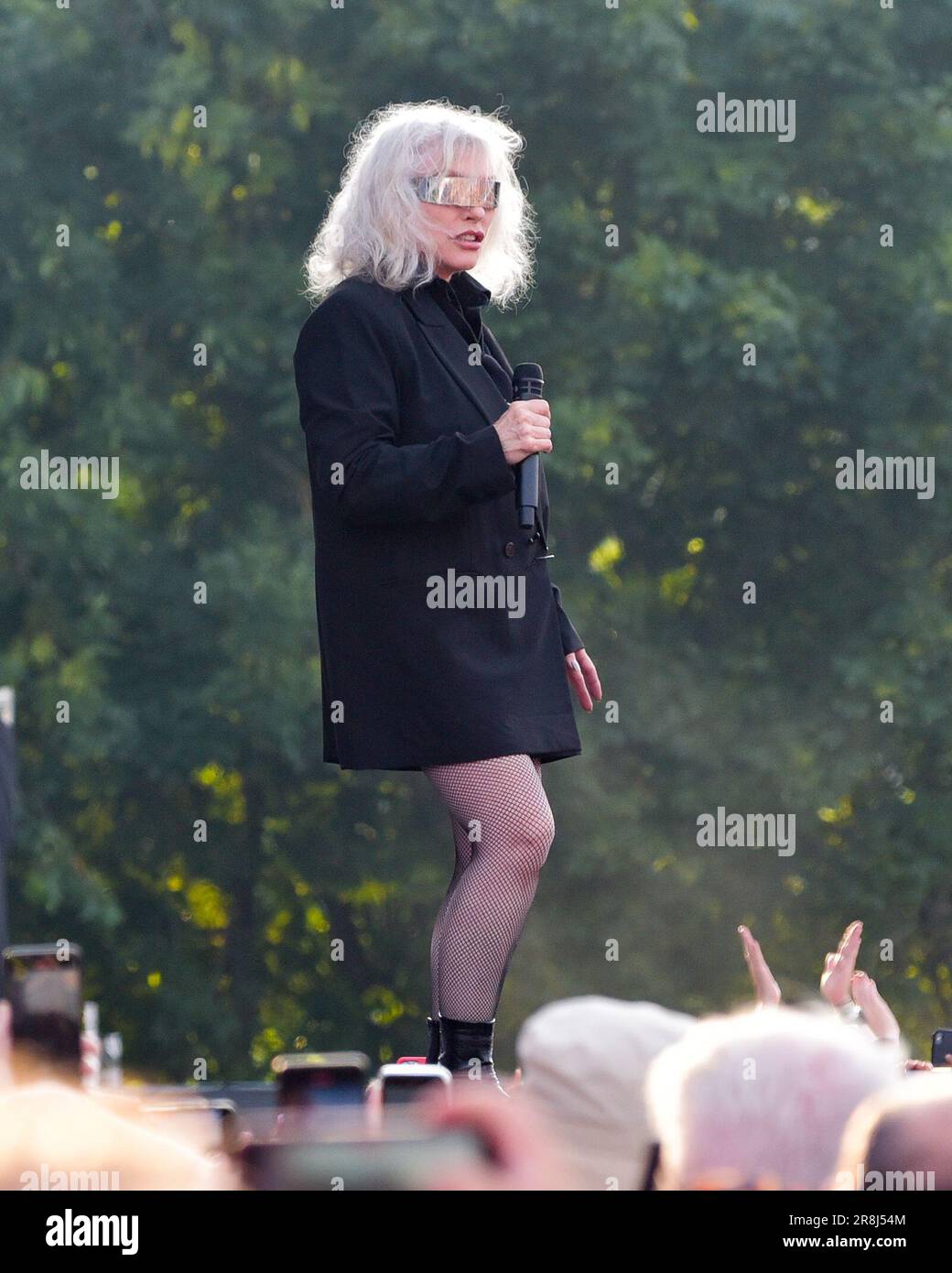 Blondie / Debbie Harry - Isle of Wight festival Stock Photo