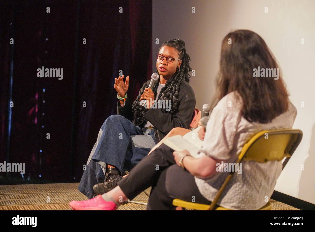 Nia DaCosta (director of Candyman and Ms Marvel) does a Q&A after a