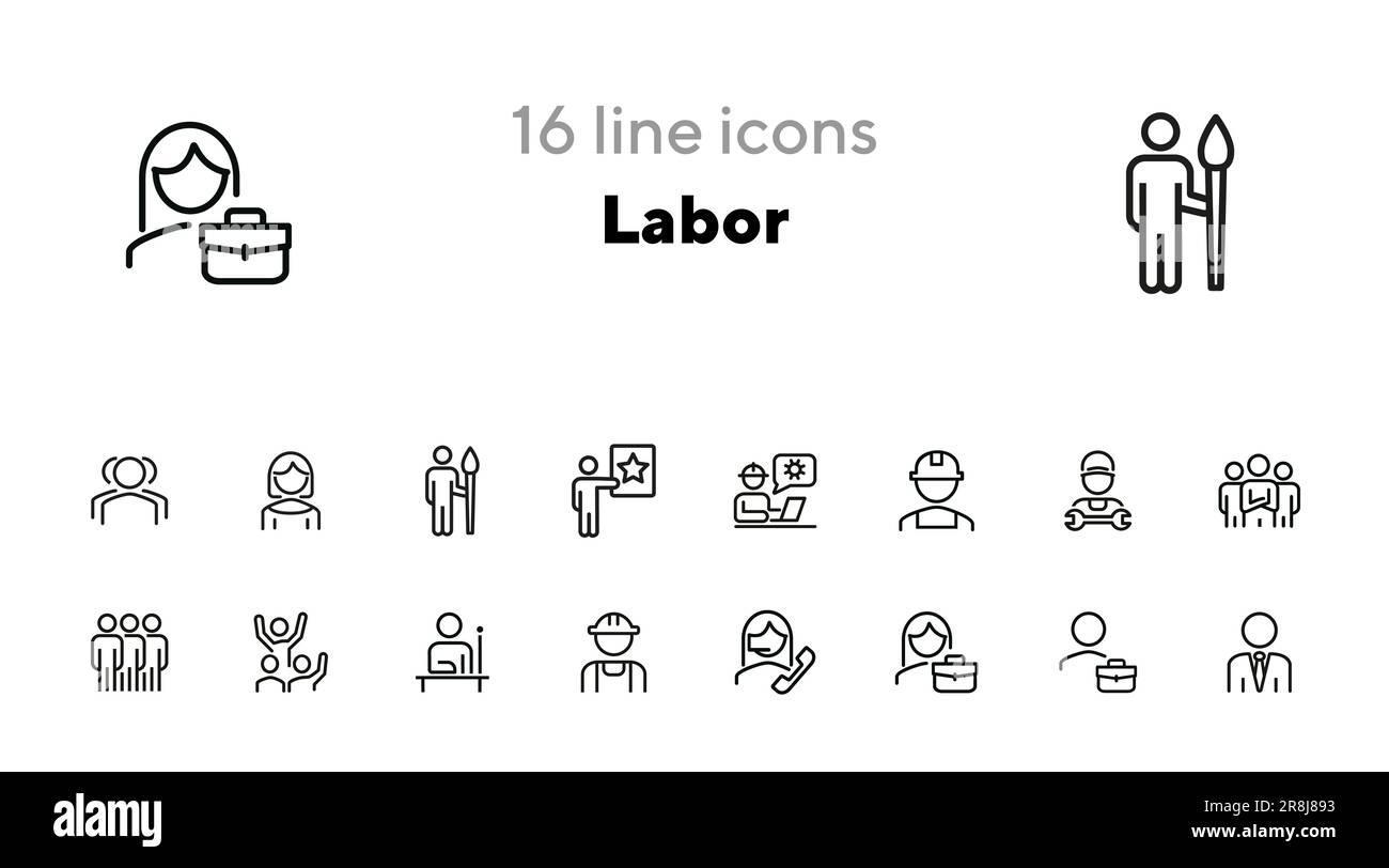 Labor center Stock Vector Images - Alamy