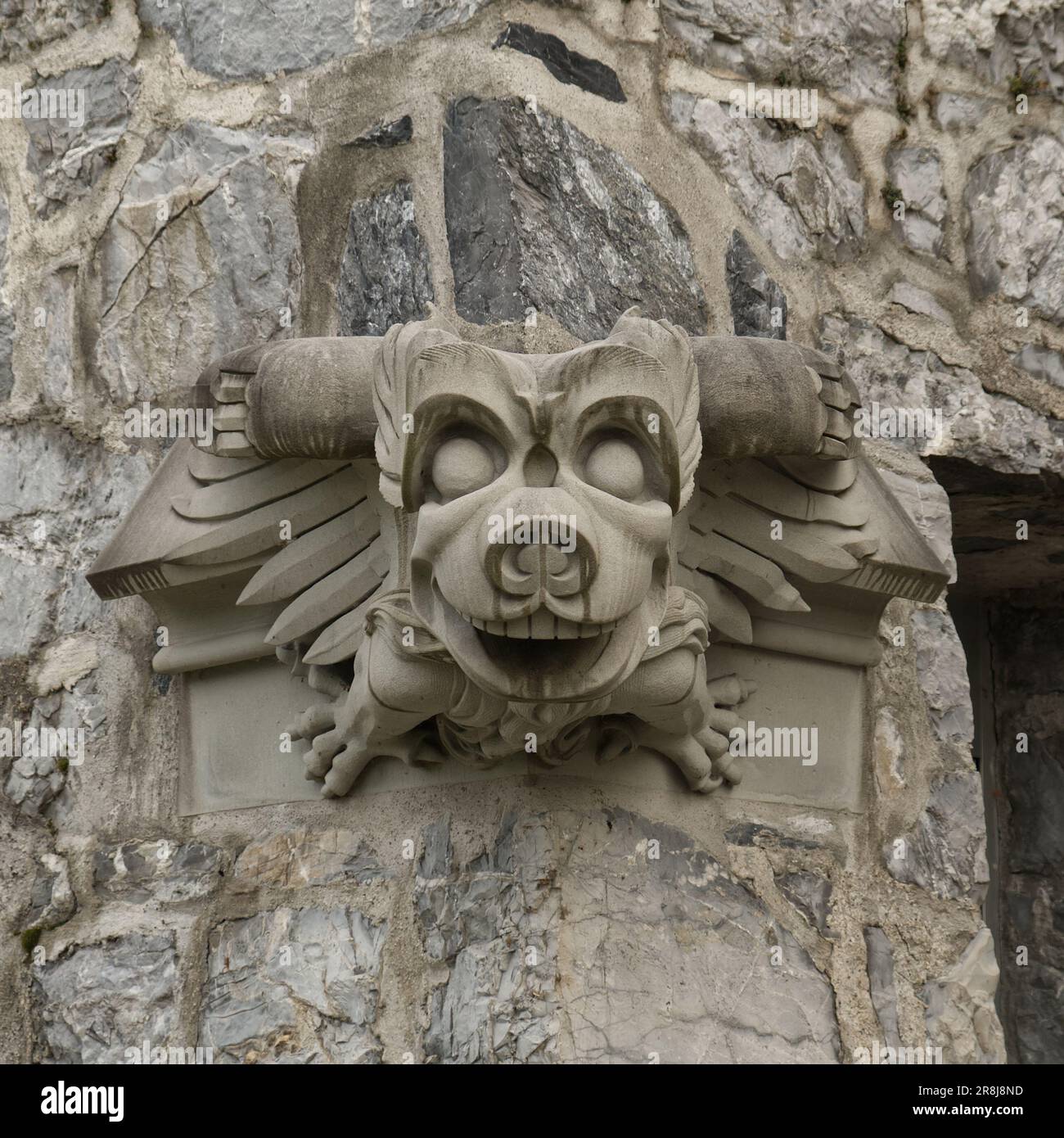 Gargoyle architecture grotesque medieval hires stock photography and