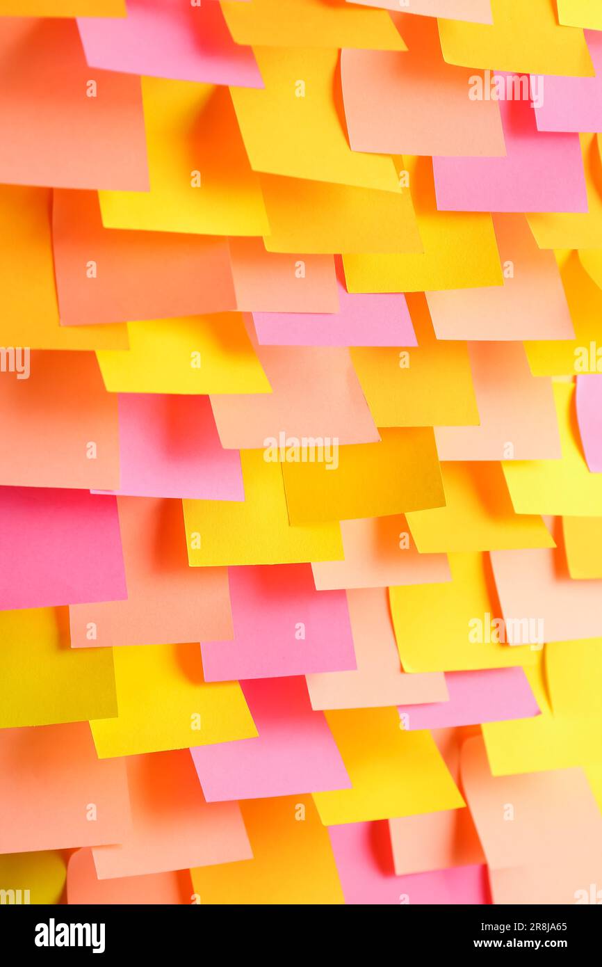 Colorful sticky notes as background Stock Photo - Alamy