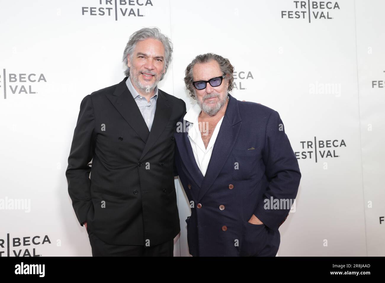 Ny, USA. 10th June, 2023. New York, USA, June 10, 2023 - Andrea Di Stefano, Julian Schnabel attend The Last Night of Amore Premiere during the 2023 Tribeca Festival at AMC 19th Street on June 10, 2023 in New York City. Photo: Giada Papini Rampelotto/EuropaNewswire (Credit Image: © Luiz Rampelotto/ZUMA Press Wire) EDITORIAL USAGE ONLY! Not for Commercial USAGE! Stock Photo