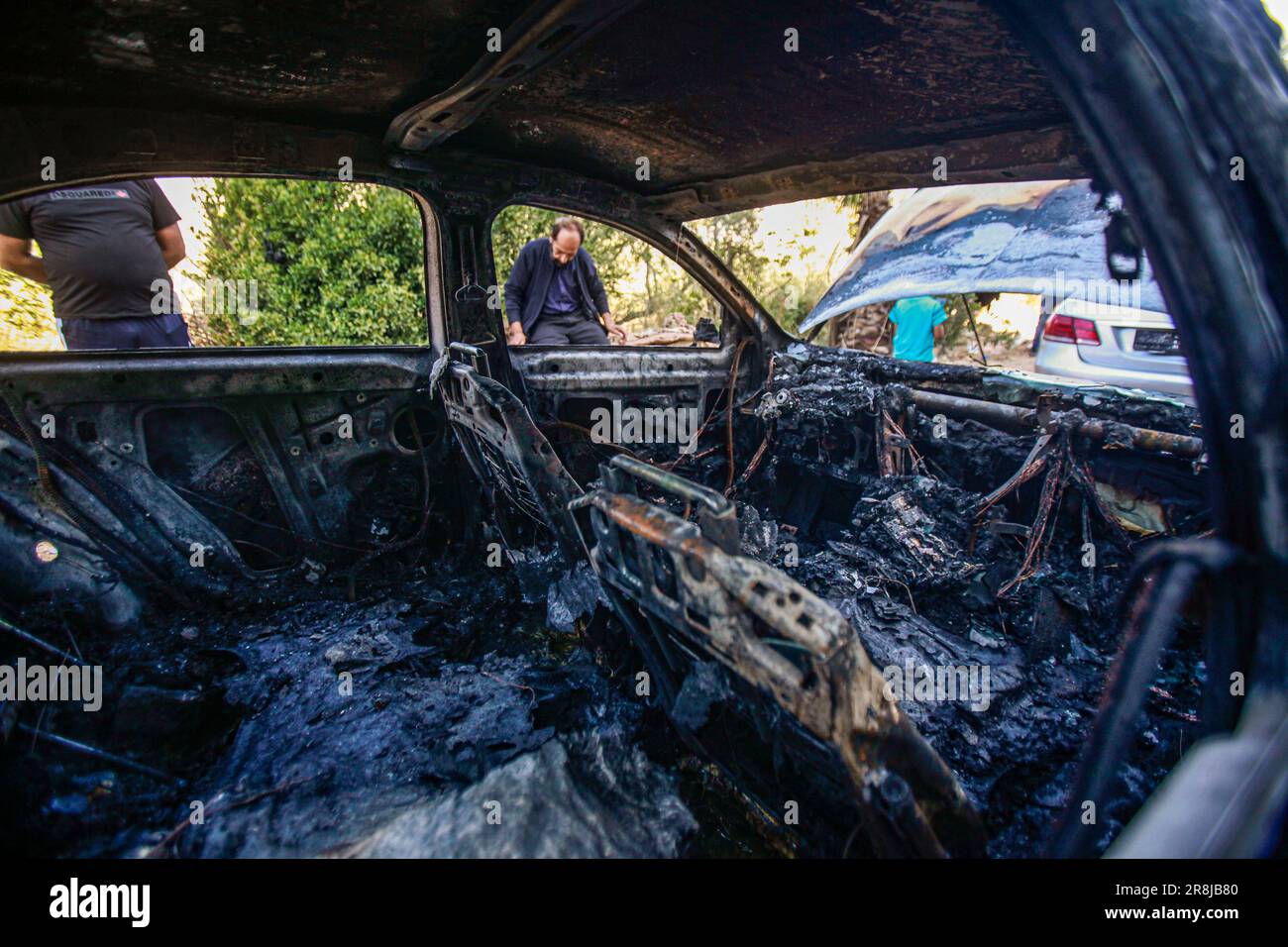 Al Laban Al Sharkiyeh, Palestine. 21st June, 2023. Interior view of a ...