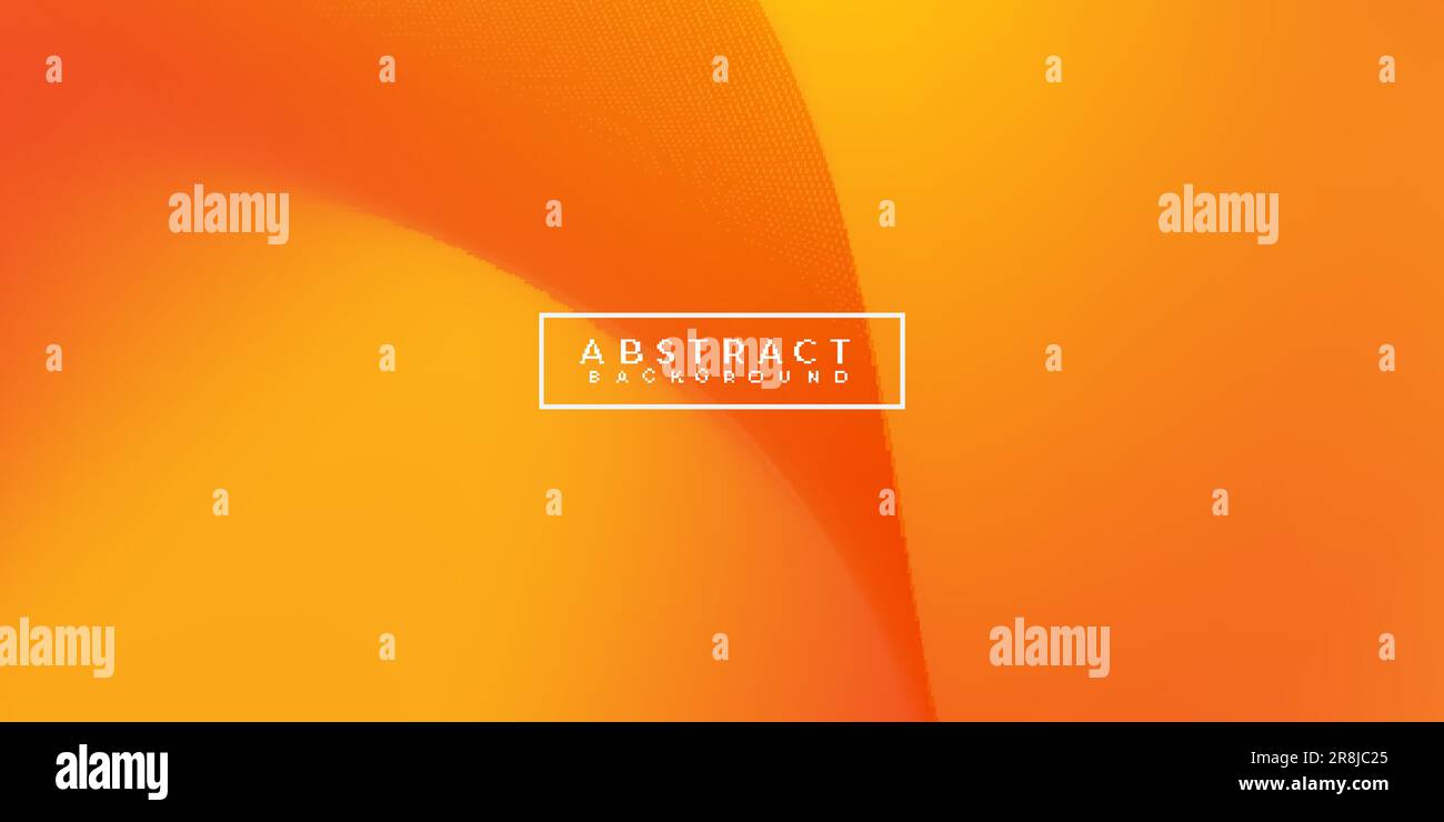 orange wavy gradient background design. vector illustration Stock ...