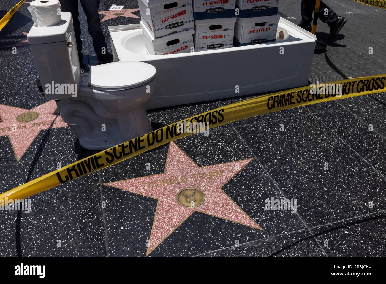 Hollywood, USA. 20th June, 2023. Los Angelesbased guerrilla street