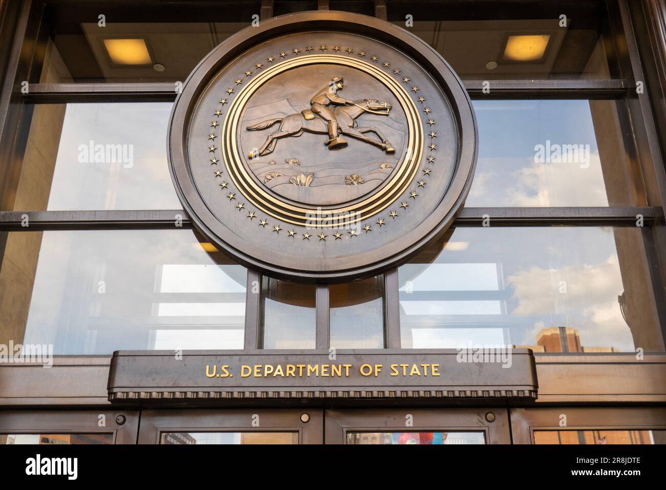 US Department of state post office in downtown Philadelphia PA Stock Photo