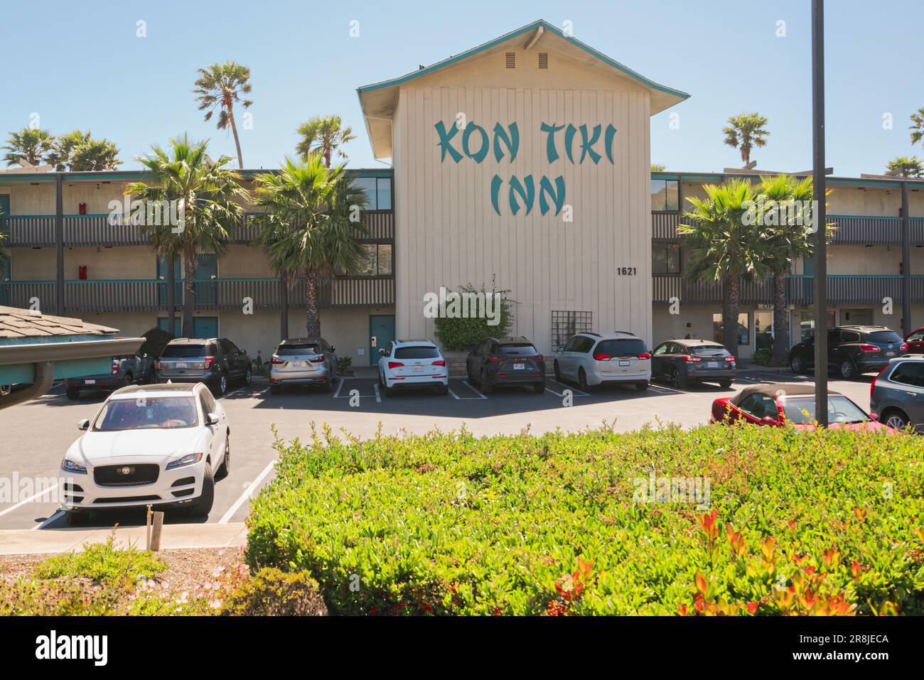 Pismo Beach California Usa June 17 2023 Kon Tiki Inn Hotel Front