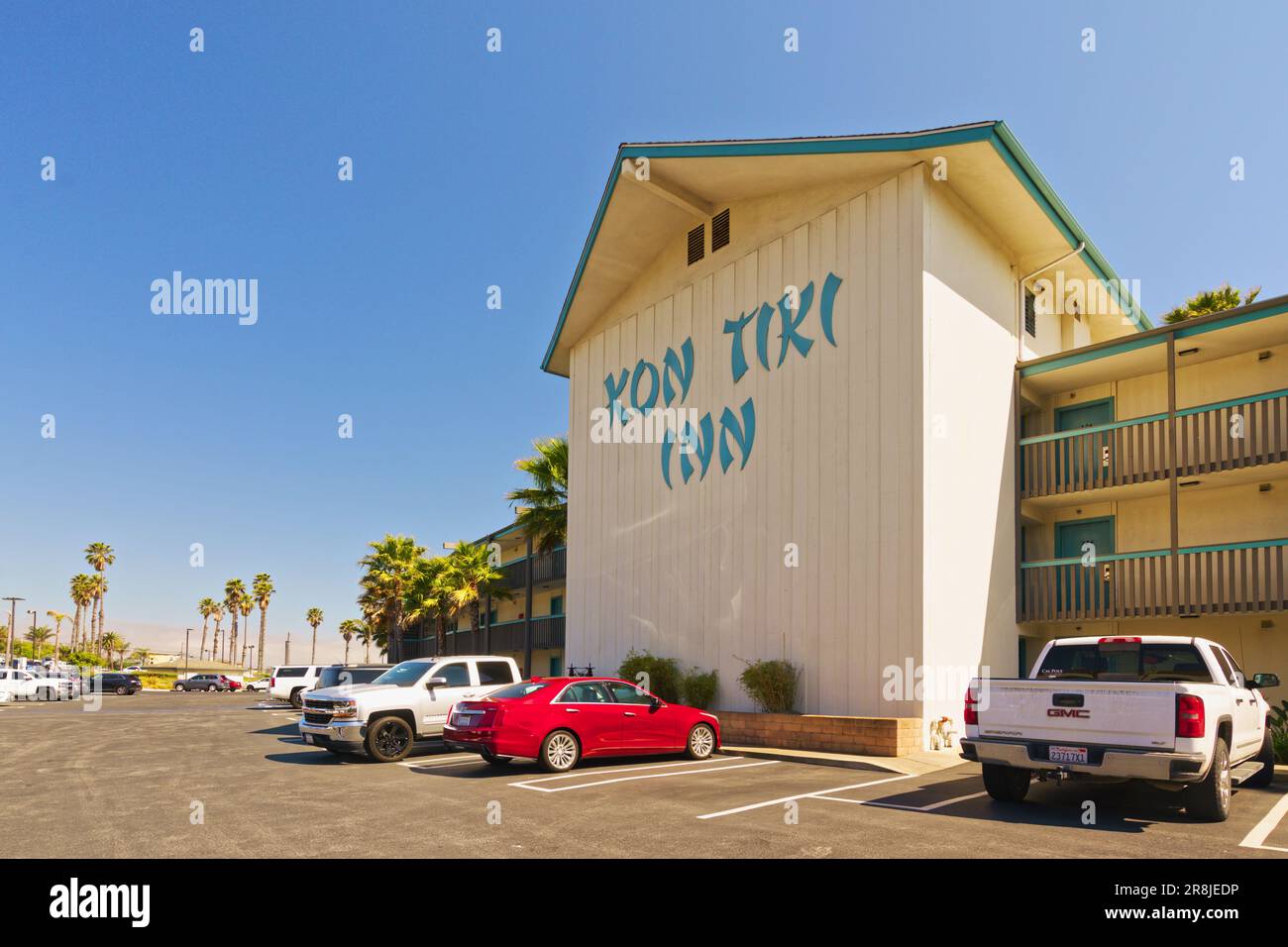 Pismo Beach California Usa June 17 2023 Kon Tiki Inn Hotel Front