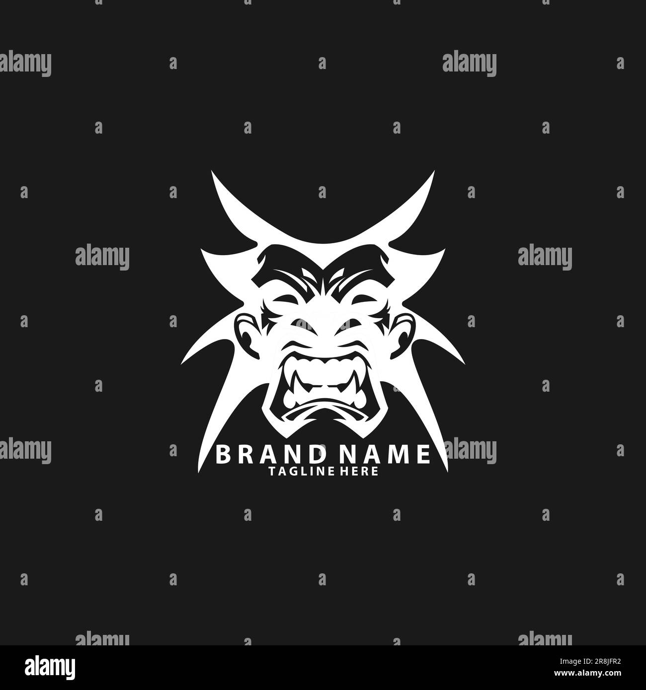 Samurai Crest Vector