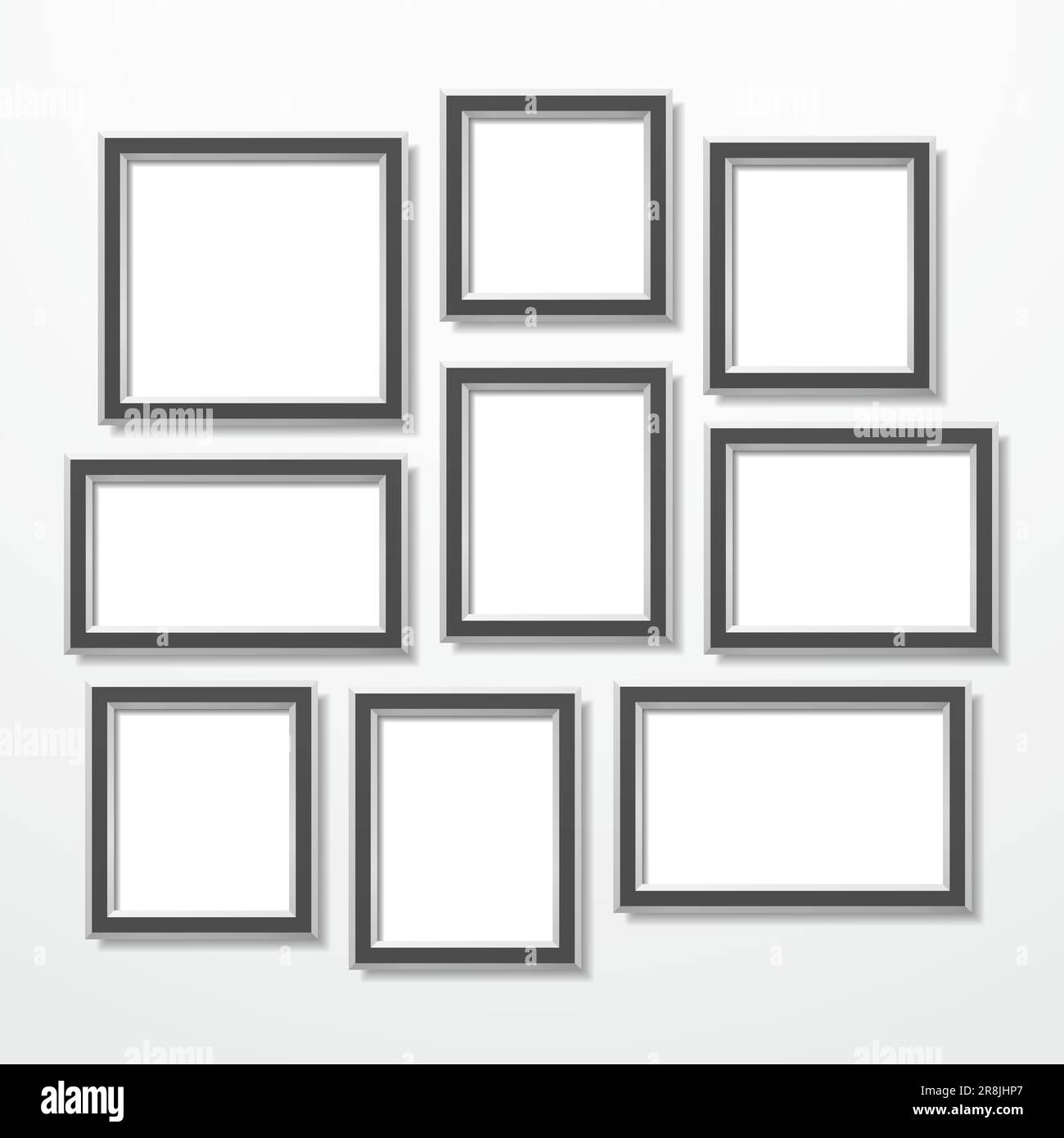 Frames set, vector eps10 illustration Stock Vector Image & Art - Alamy