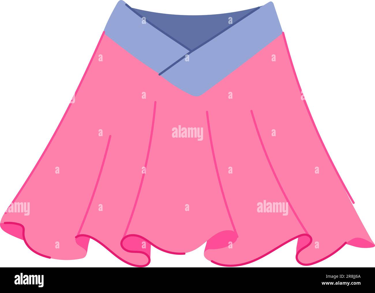 apparel skirt fashion cartoon vector illustration Stock Vector Image