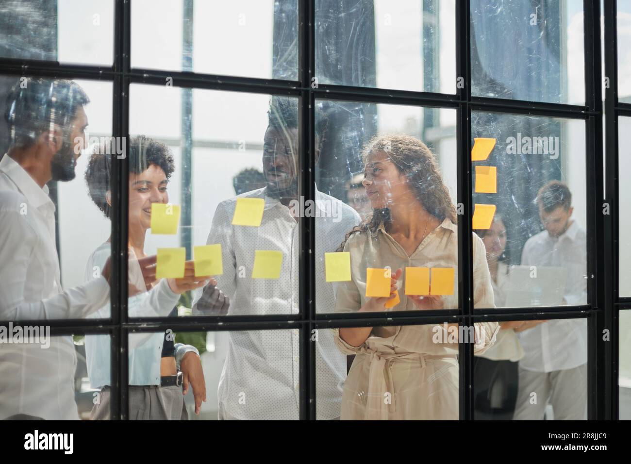 Startup and implementation of a small business project. Stock Photo