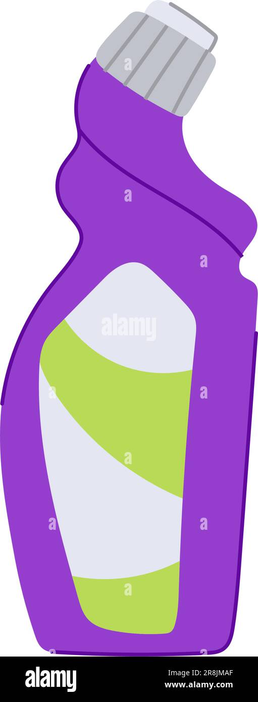 bathroom toilet cleaner cartoon vector illustration Stock Vector Image