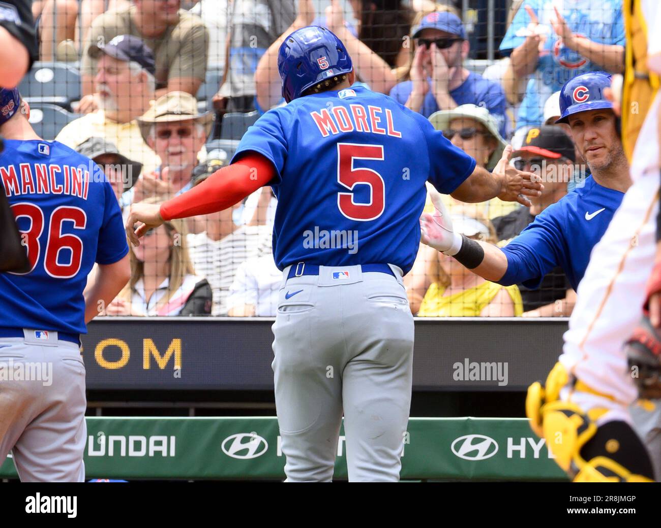 Pittsburgh, United States. 21st June, 2023. Chicago Cubs center fielder