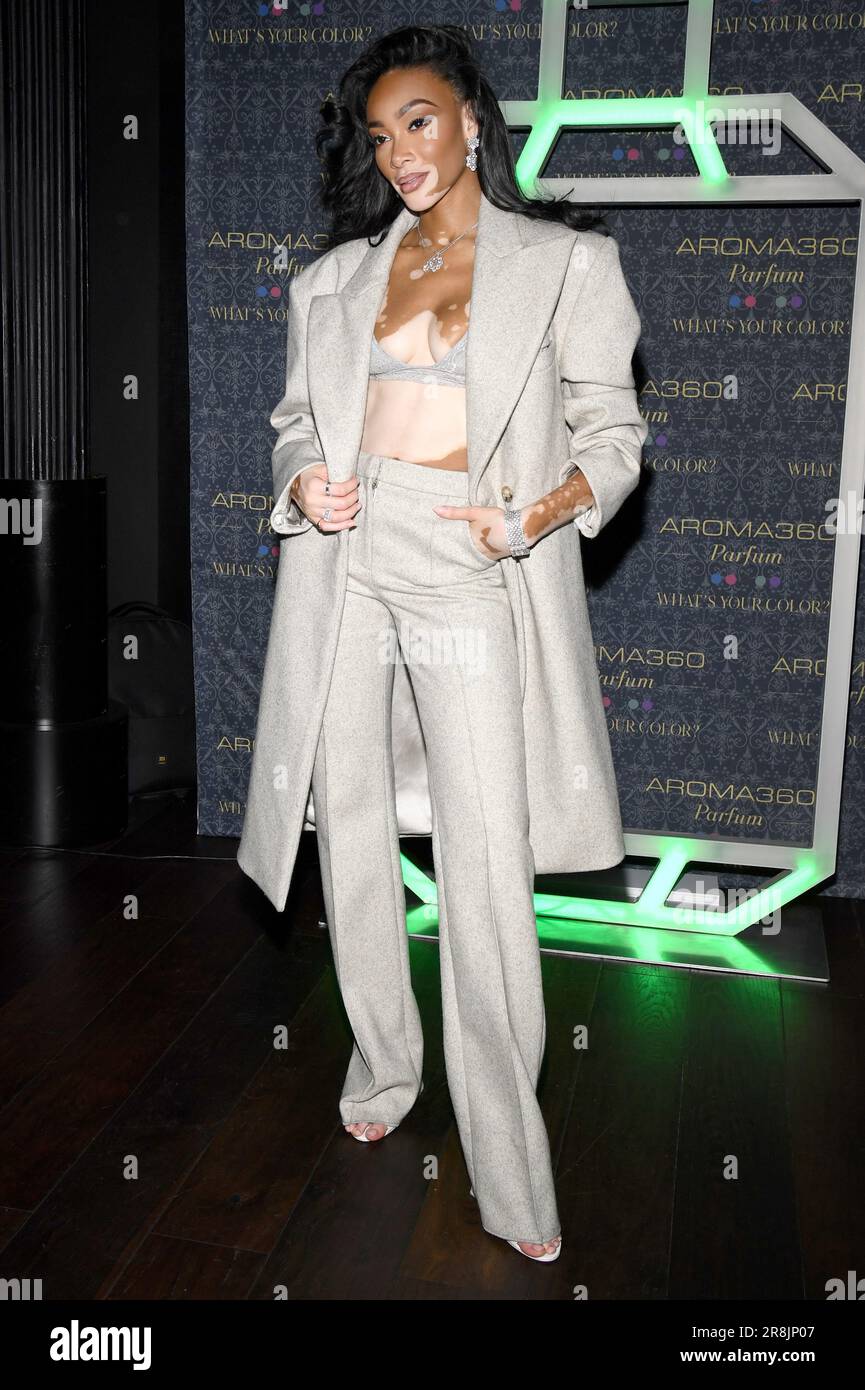 New York, USA. 21st June, 2023. Model Winnie Harlow attends the launch
