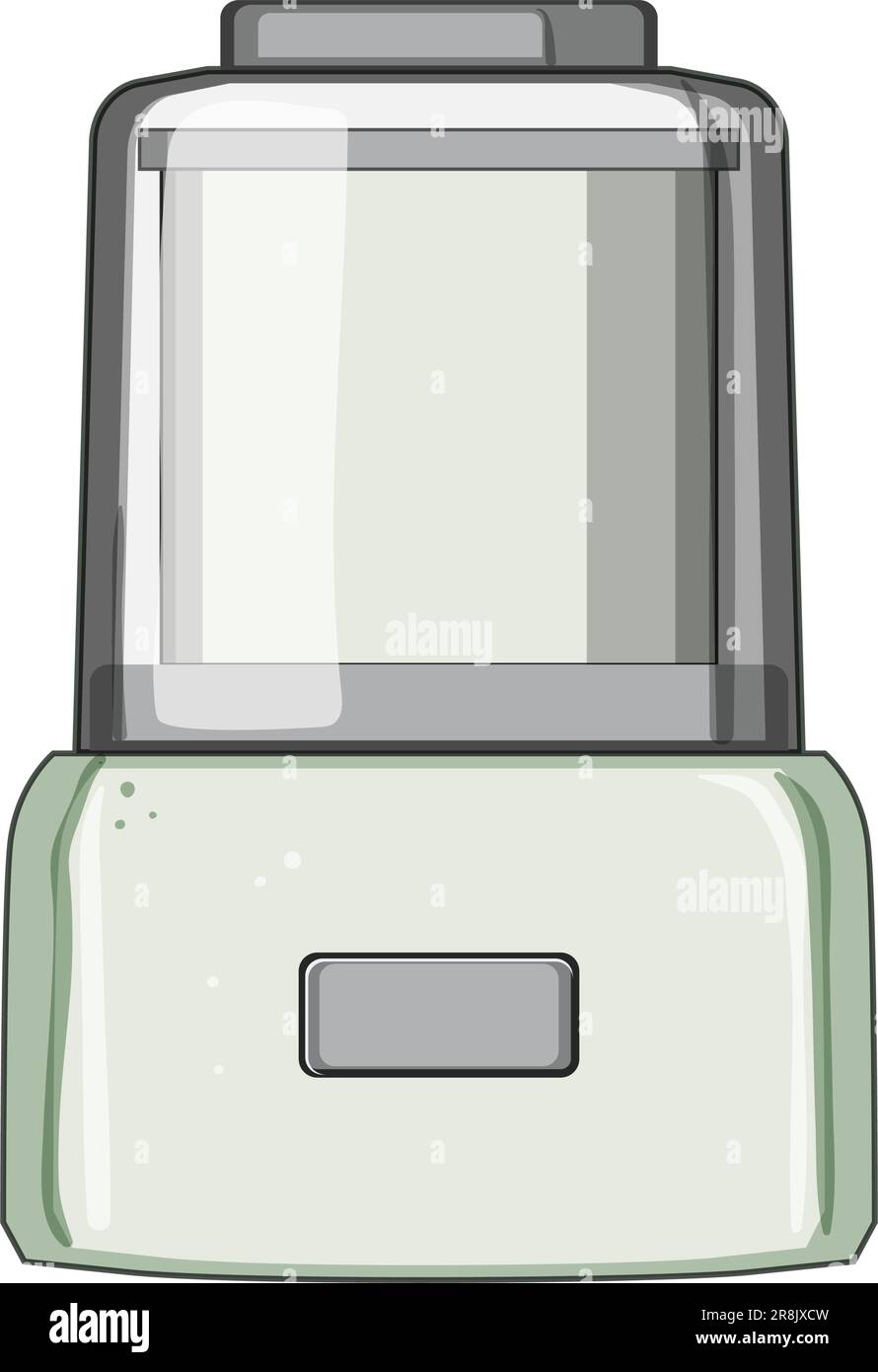 equipment yogurt maker cartoon vector illustration Stock Vector Image