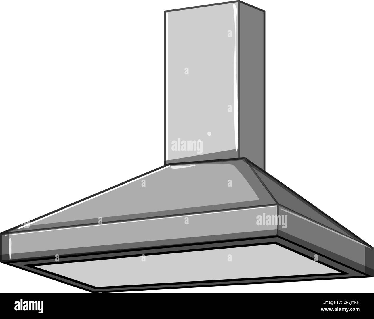 home range hood cartoon vector illustration Stock Vector Image & Art