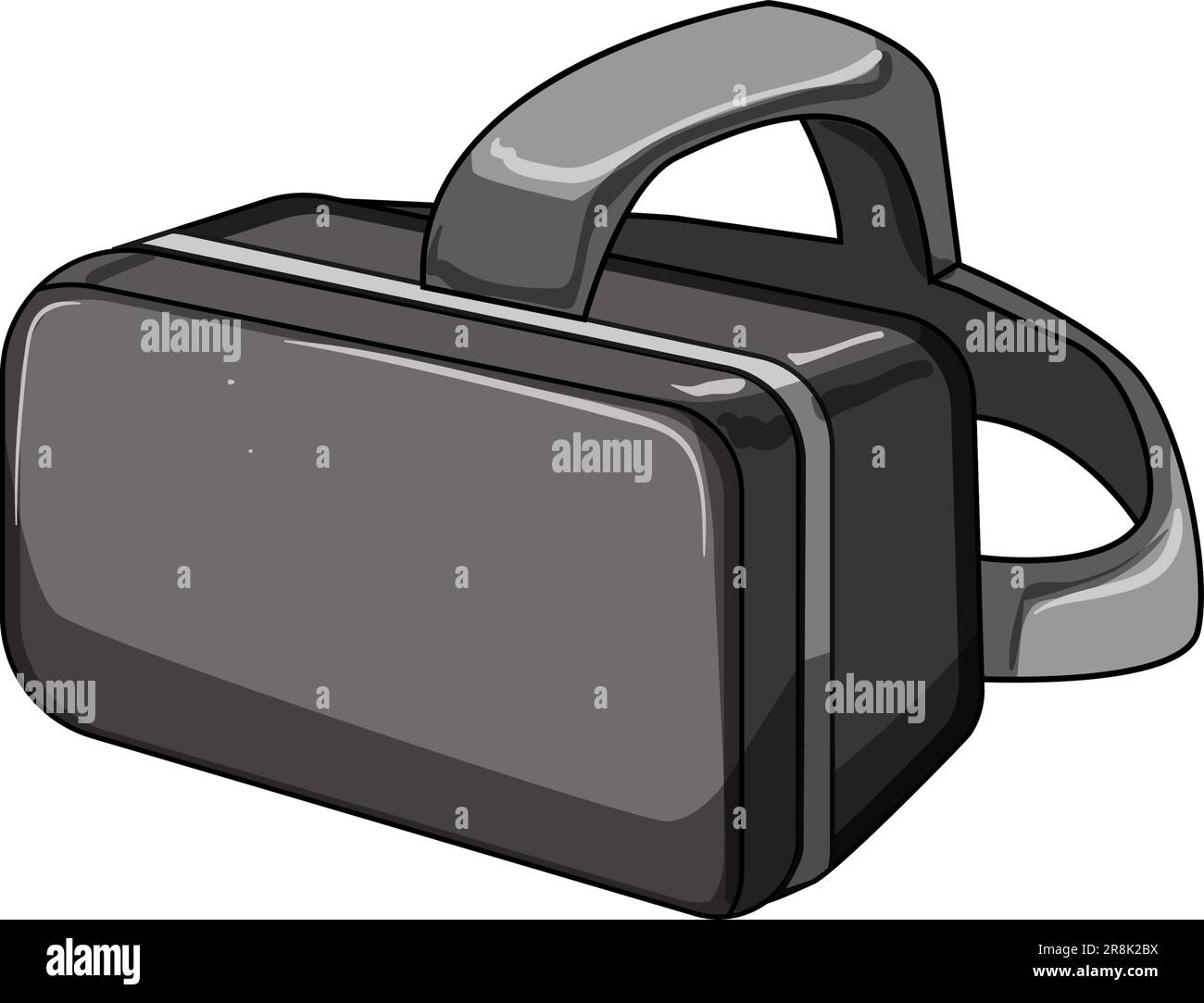 future vr glasses cartoon vector illustration Stock Vector Image & Art ...