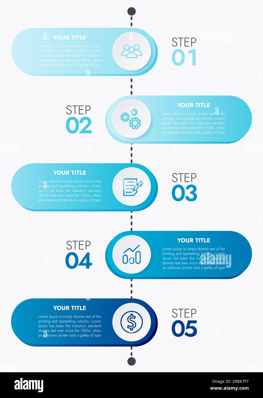 Business template for presentation. Infographic business data ...