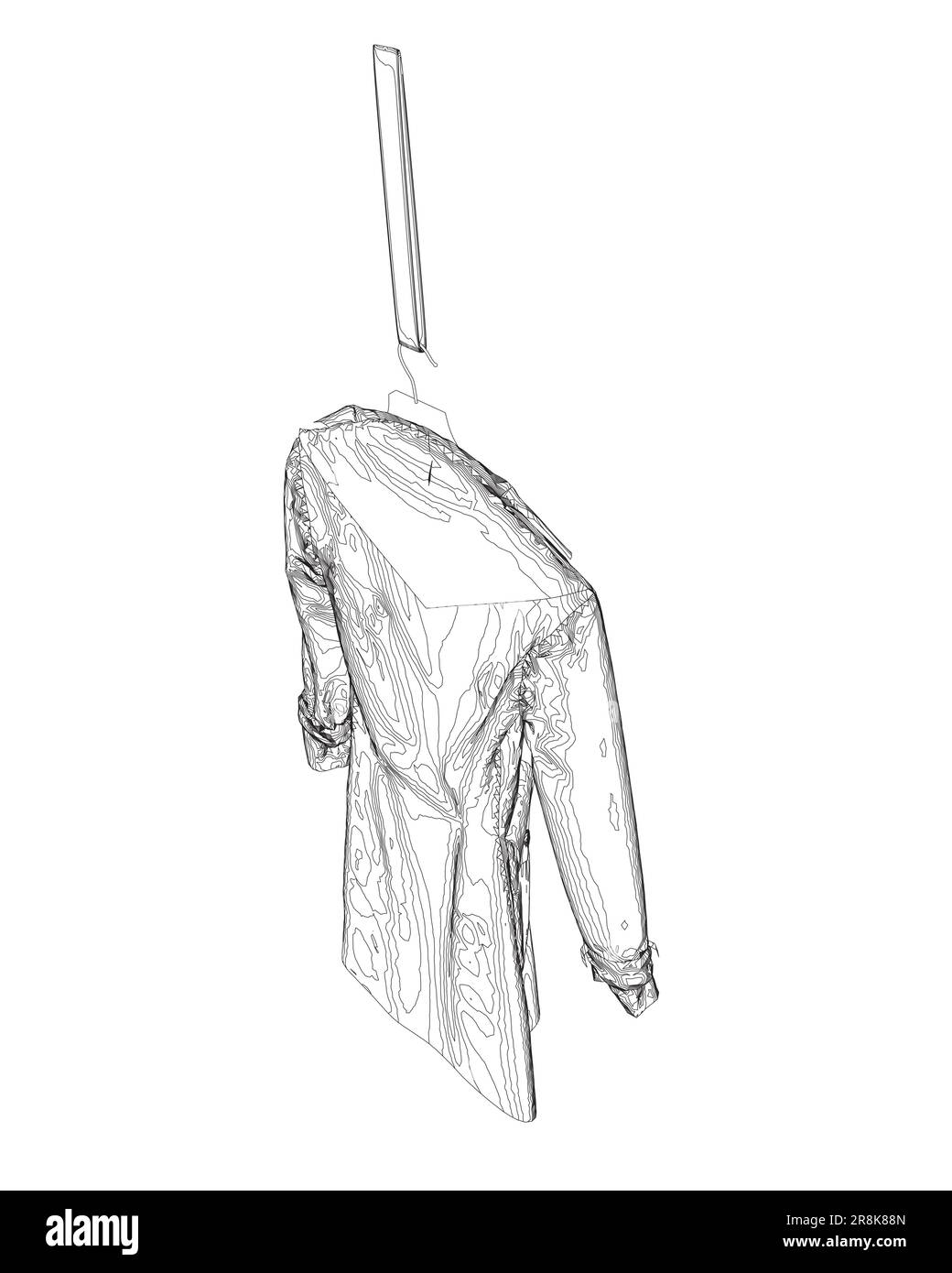 Clothes hangs Stock Vector Images Alamy