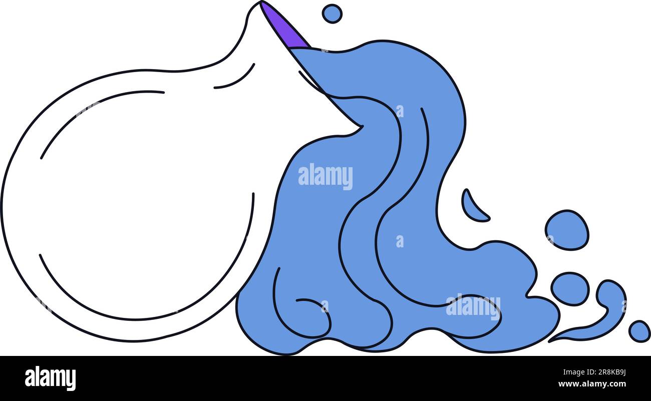 Zodiac sign of Aquarius or Water Bearer vector Stock Vector Image & Art