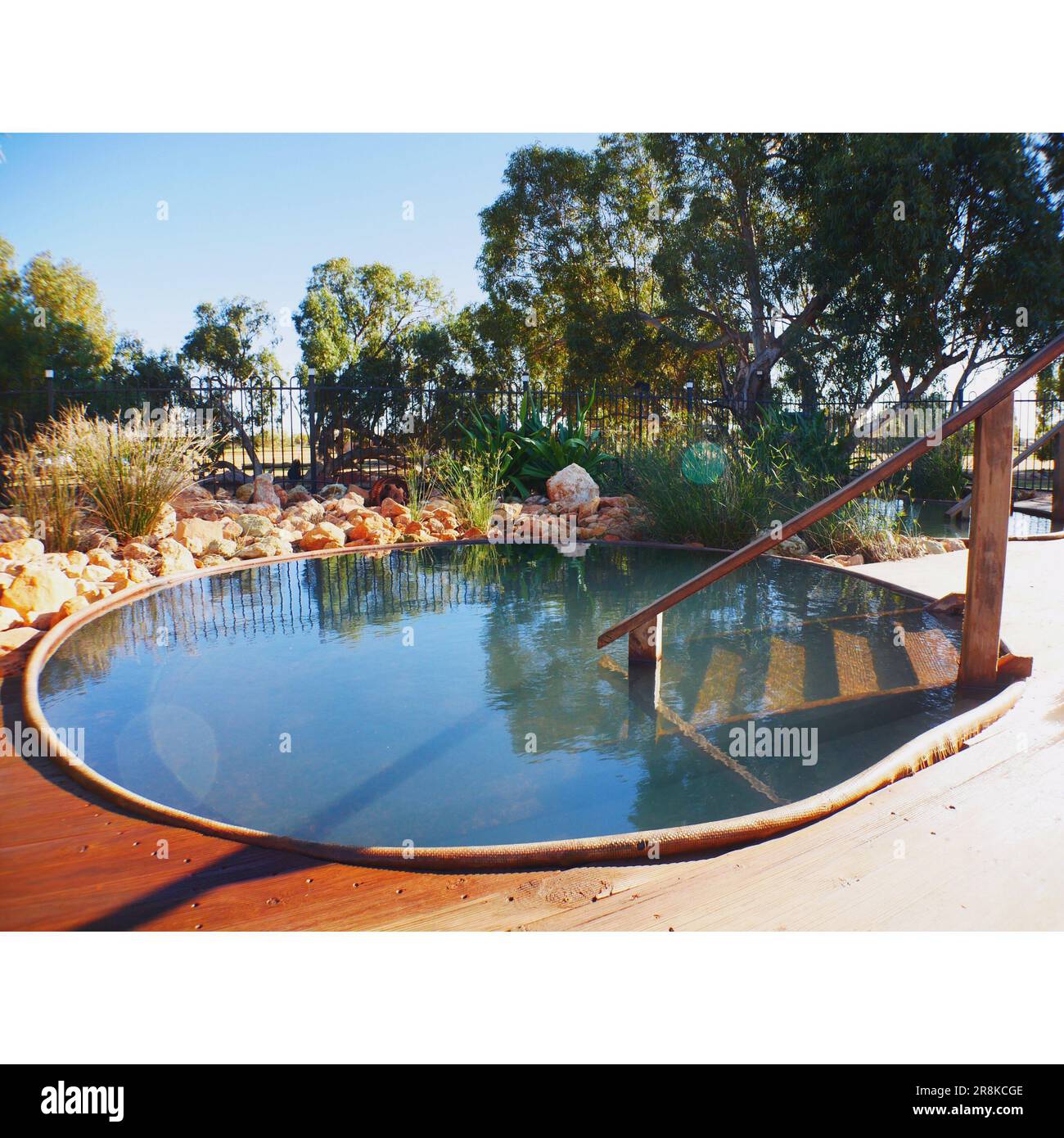 Outdoor Baths, Wooramel River Retreat, Carnarvon Western Australia Stock Photo Alamy