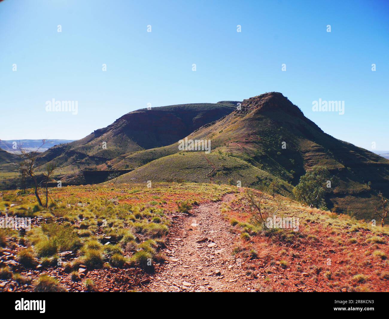 Trail to Mt. Bruce, Karijini National Park Western Australia Stock Photo