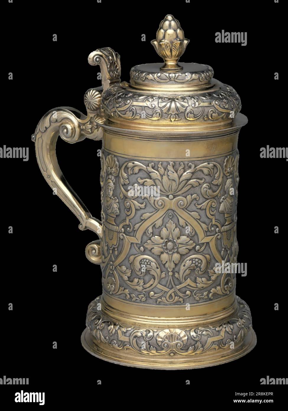 antique, vintage beer mug, tankard Stock Photo Alamy