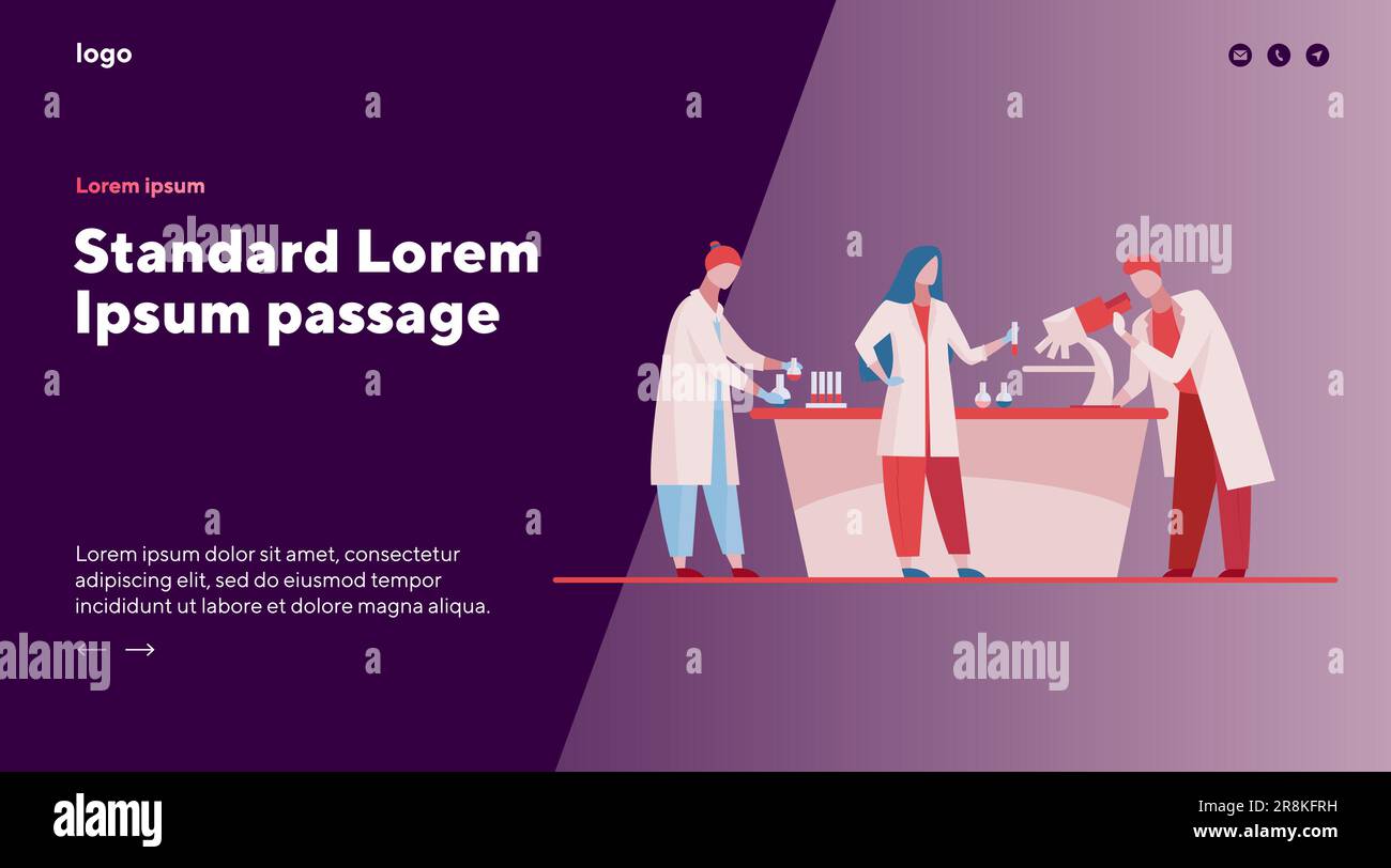 Lab Assistant Saying Group of assistants Stock Vector Images - Alamy