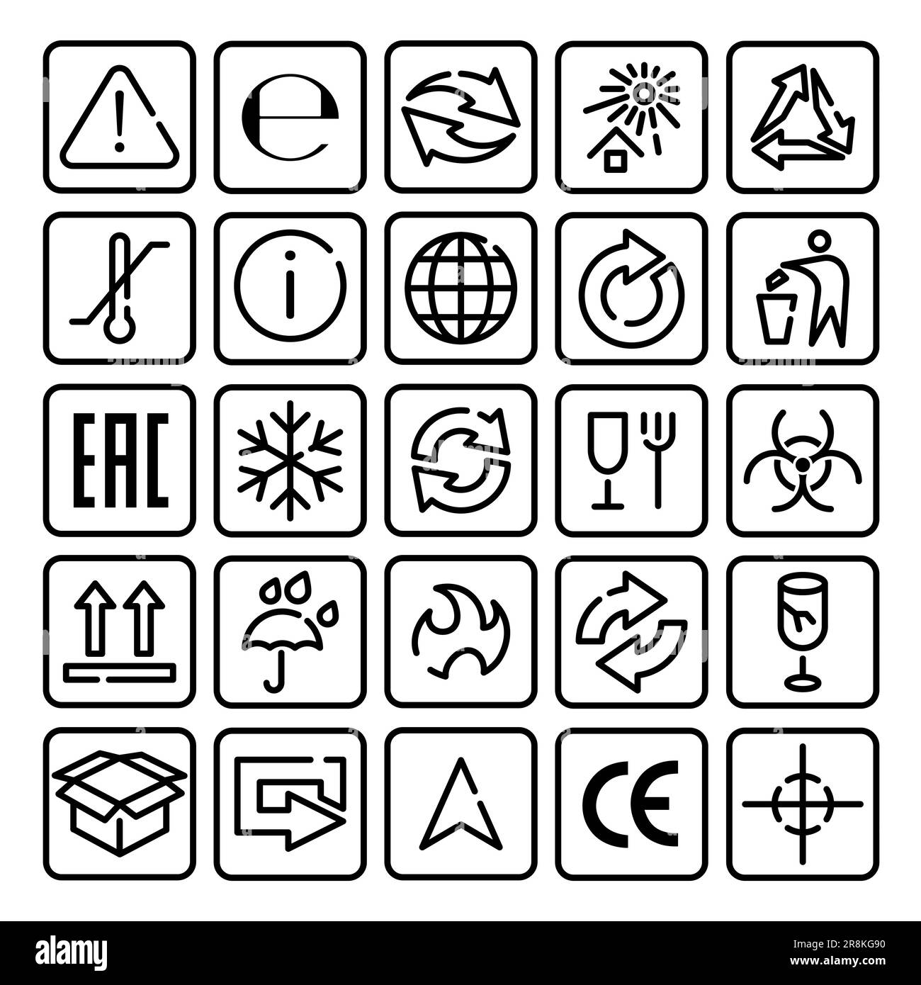 Shipping marks Stock Vector Images Alamy