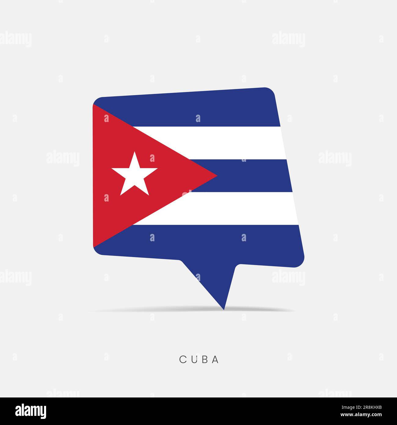 Cuban sign with message Stock Vector Images - Alamy