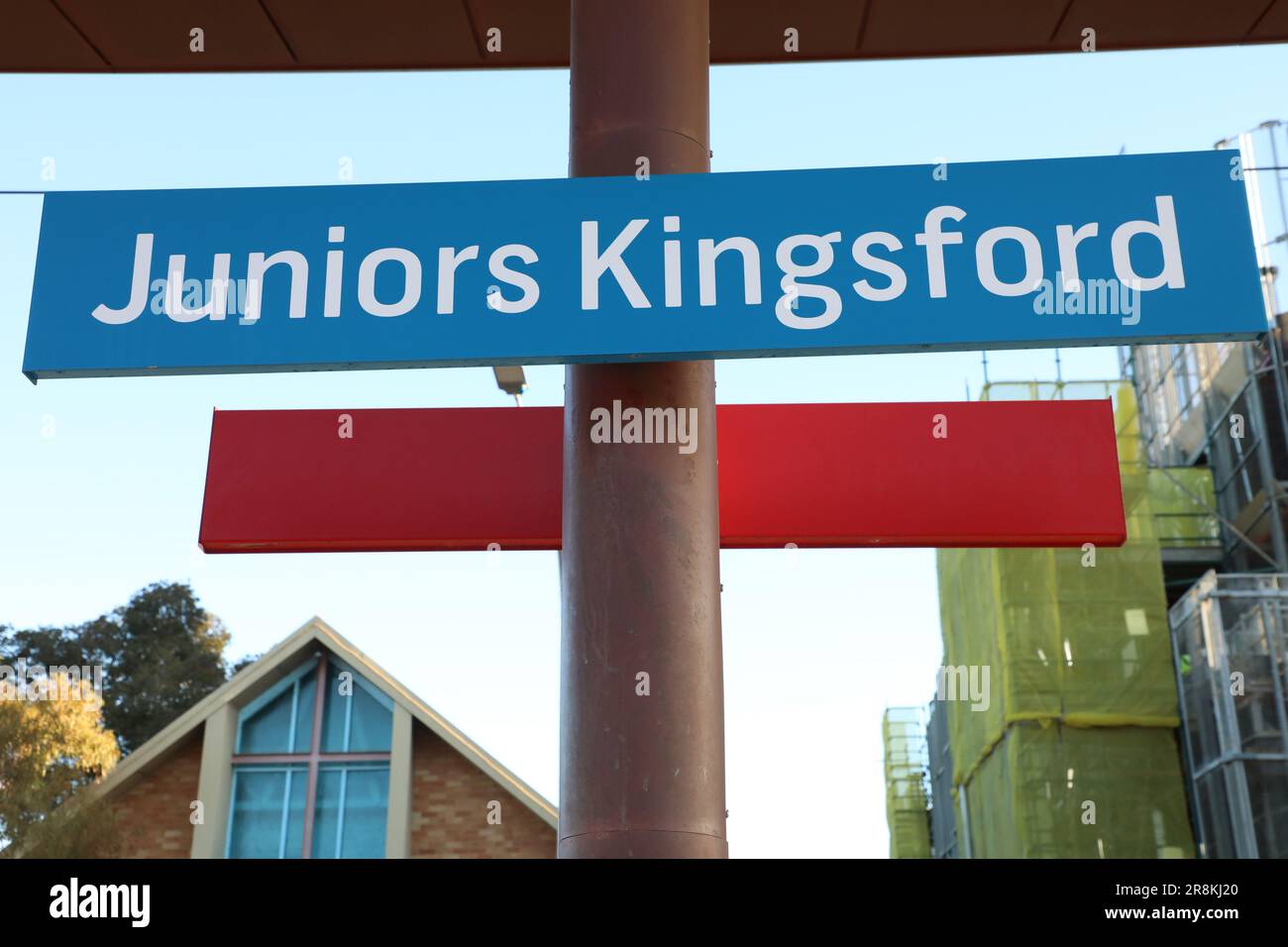 Juniors Kingsford light rail station in Sydney, NSW, Australia Stock