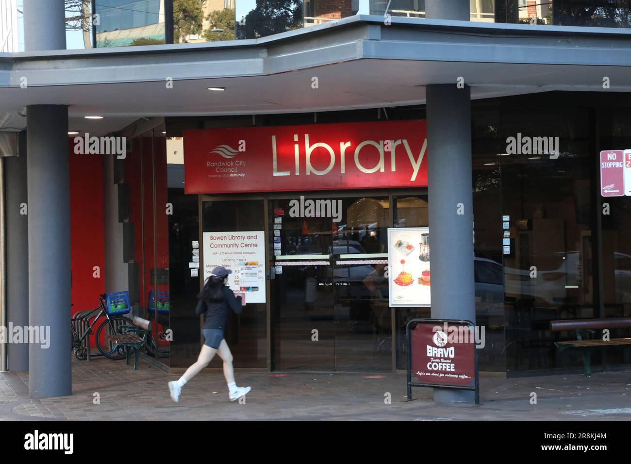 Lionel Bowen Library and Community Centre, located on the corner of