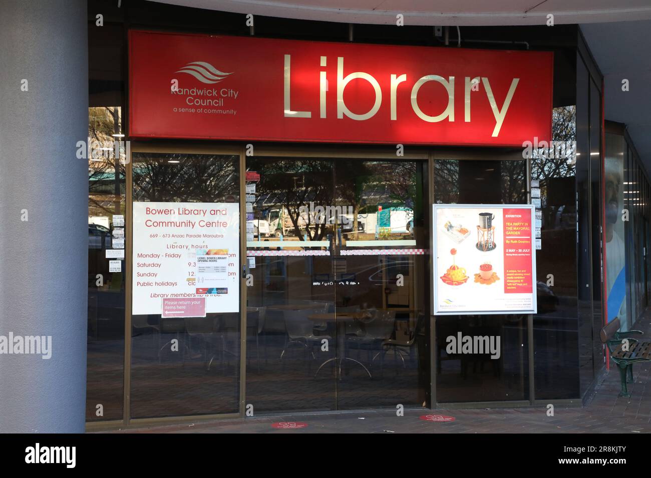 Lionel Bowen Library and Community Centre, located on the corner of