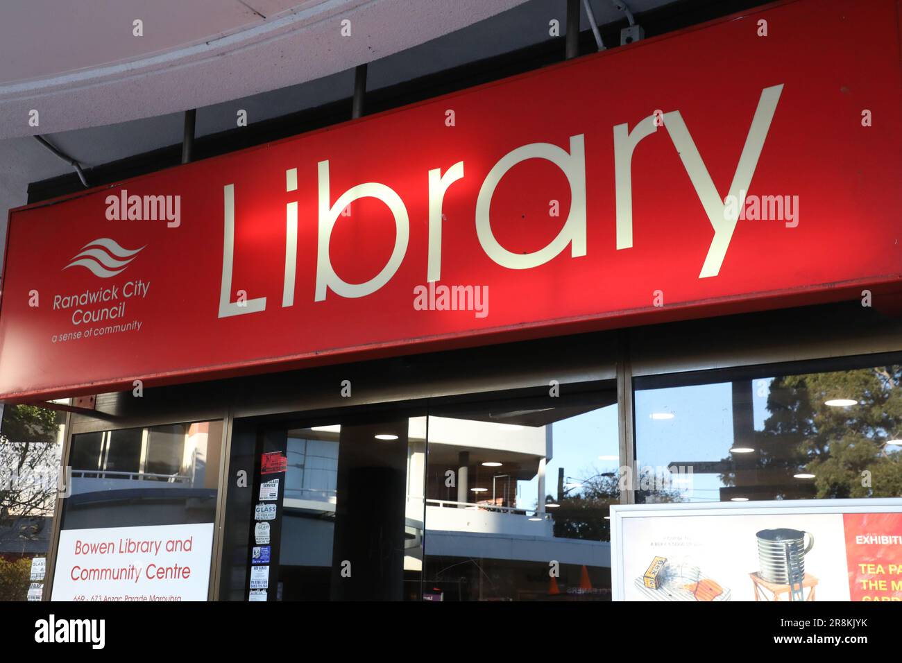 Lionel Bowen Library and Community Centre, located on the corner of