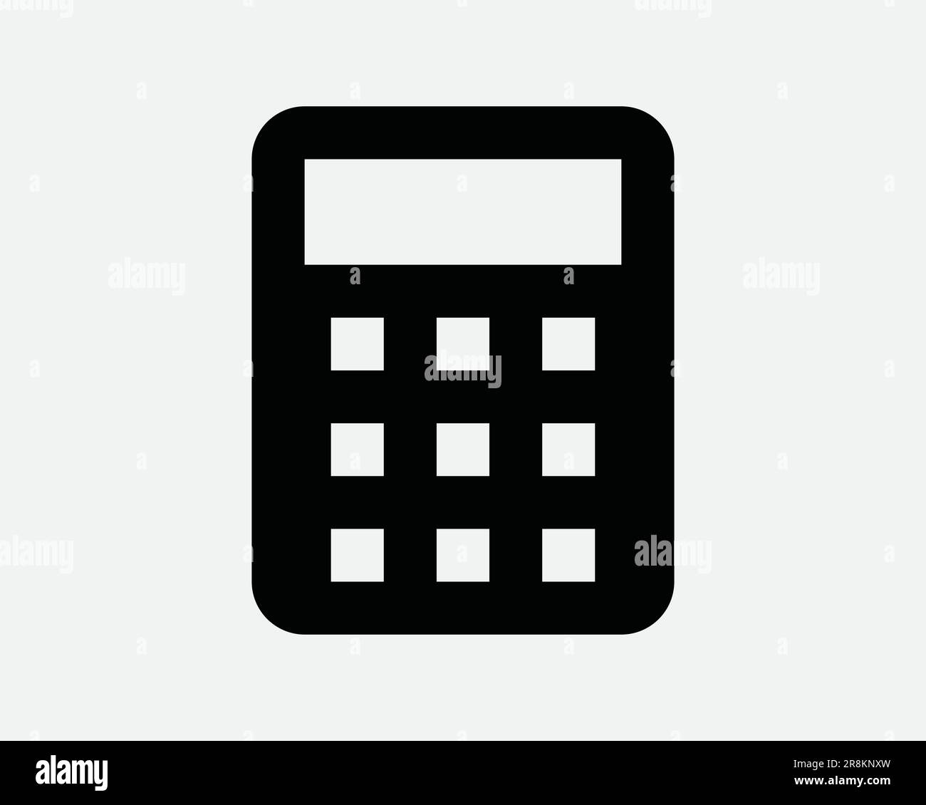 Calculator Icon. Calculate Math Finance Mathematics Business App ...