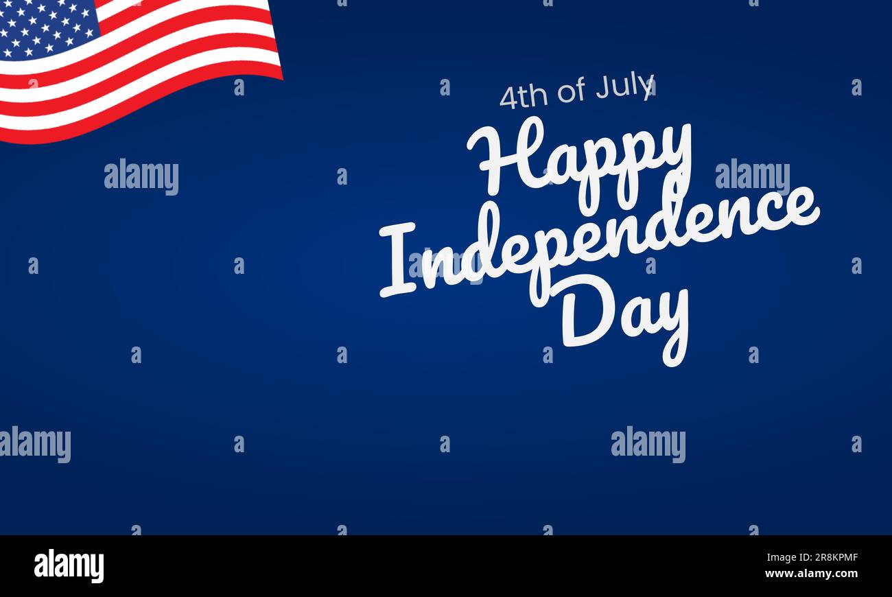 Happy independence day for america background. Usa national holiday celebration. 4 of July Stock Photo