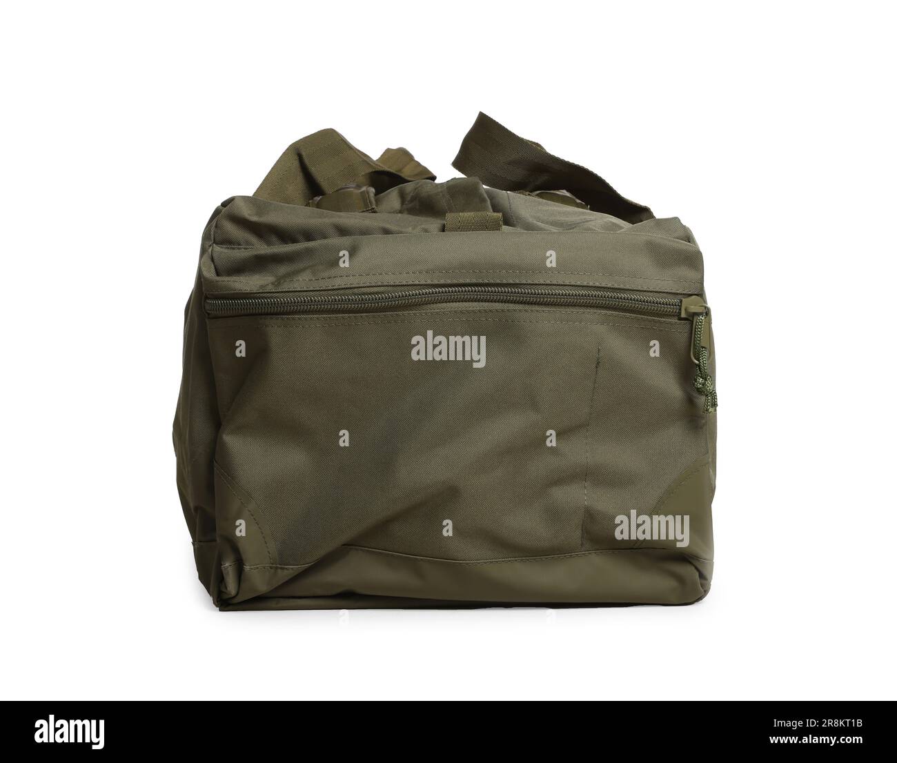 Army duffle bag isolated on white. Military equipment Stock Photo Alamy