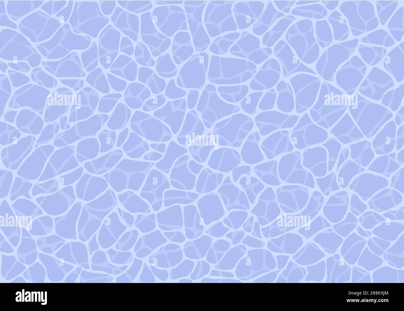 Pale blue swimming pool background. Water surface in pool. Flat vector