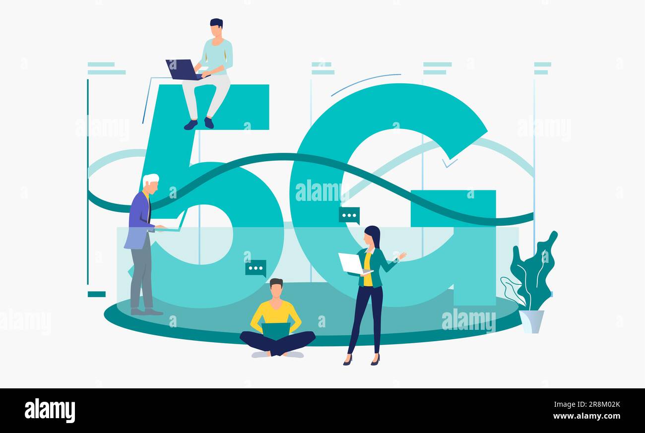 Professionals Using High Speed 5G Network Stock Vector Image Art Alamy professionals-using-high-speed-5g-network-stock-vector-image-art-alamy