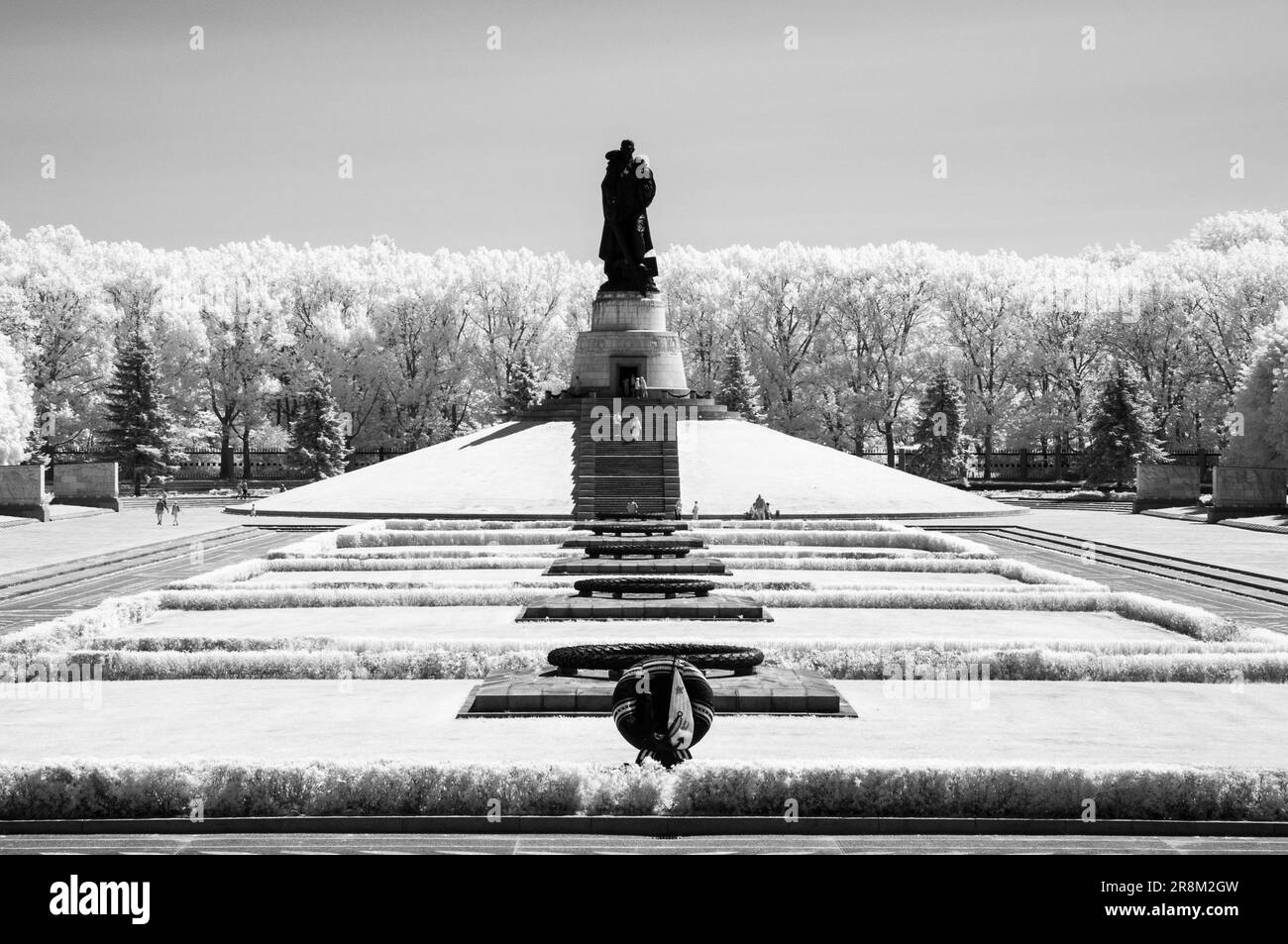 Soviet war memorial, Treptower Park, Berlin Stock Photo