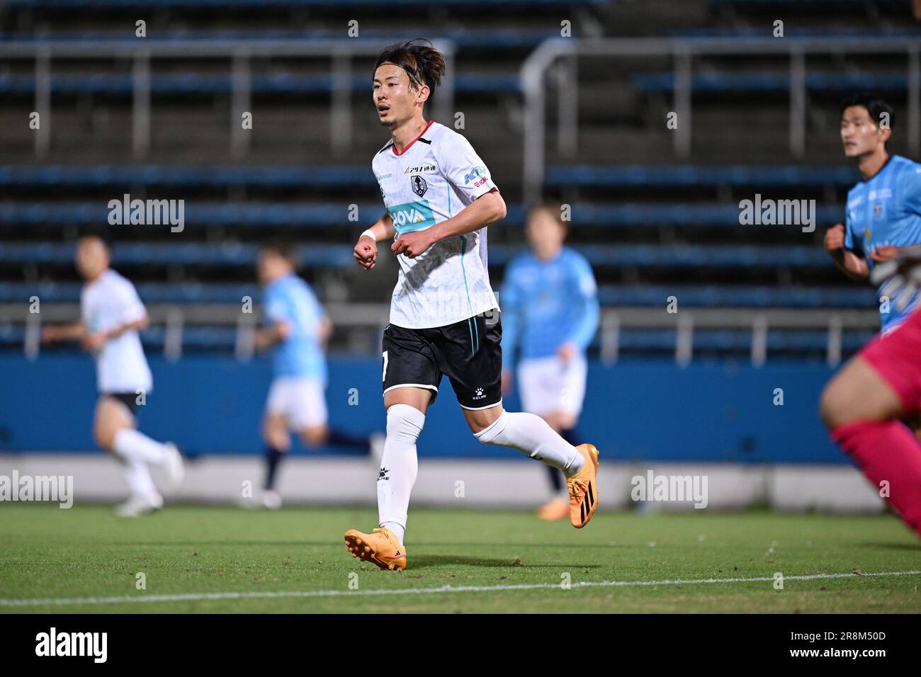 Kanagawa, Japan. 21/06/2023, Masashi Wada (Grulla), June 21, 2023 - Football / Soccer : The Emperor's Cup JFA 103rd Japan Football Championship 2nd round match between Yokohama FC - Iwate Grulla Morioka Kanagawa, Japan. 21/06/2023, Masashi Wada (Grulla), June 21, 2023 - Football / Soccer : The Emperor's Cup JFA 103rd Japan Football Championship 2nd round match between Yokohama FC - Iwate Grulla Morioka