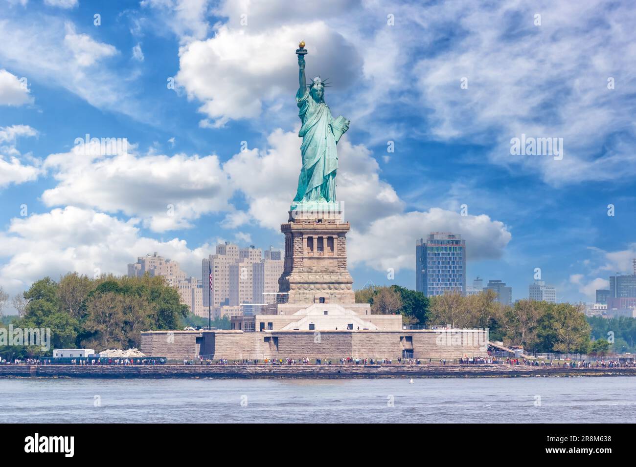 New York City Statue of Liberty traveling in the United States Stock