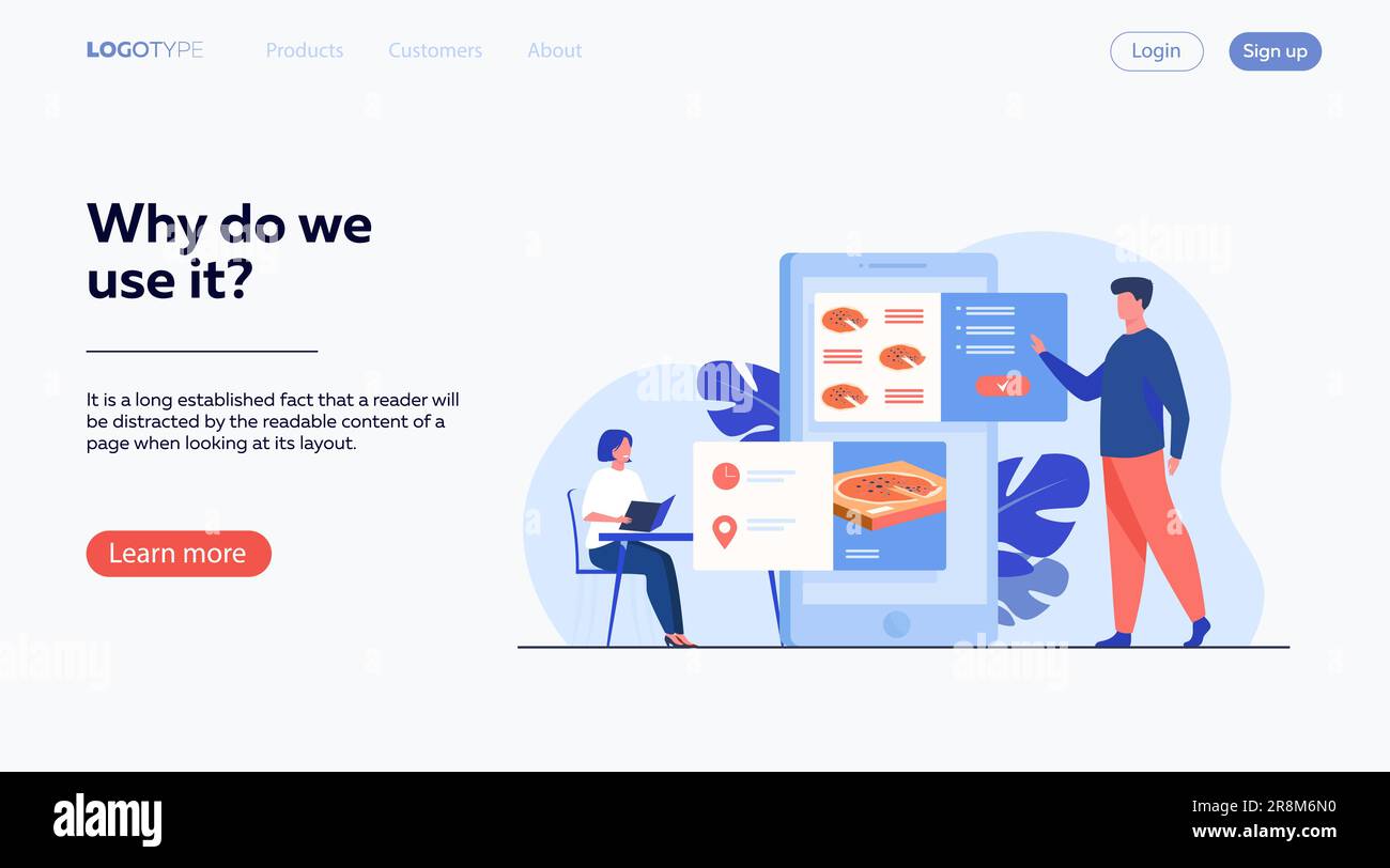 Man using online ordering Cut Out Stock Images \u0026 Pictures - Alamy