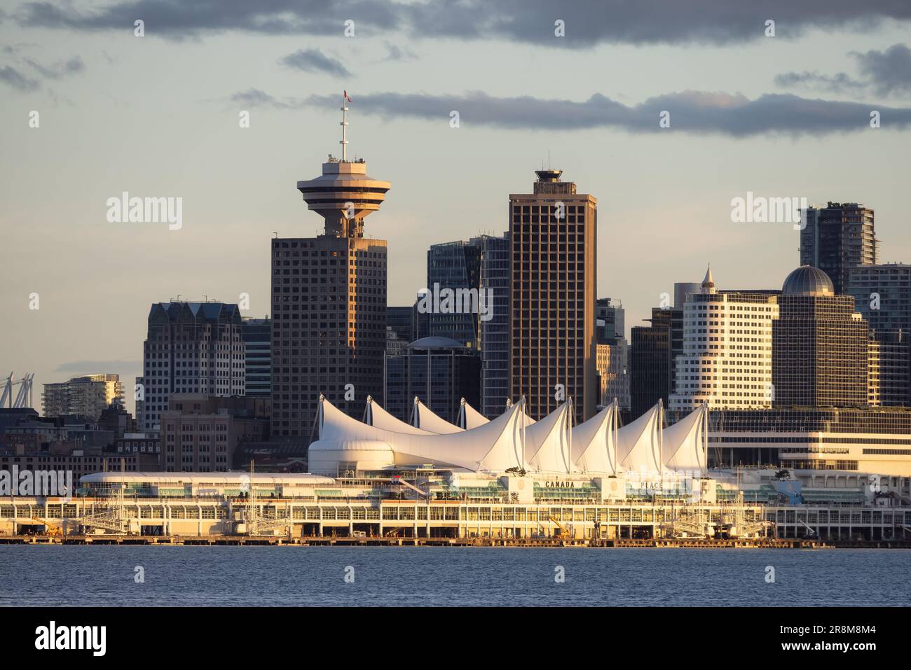 Downtown Vancouver Modern City Skyline at Sunset. Canada Place Stock ...